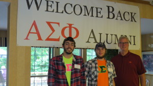 Active Brothers Lucas Charles Drerup & Martin (Stark County) Surma and Alumni Assoc Pres, Gene Tierney